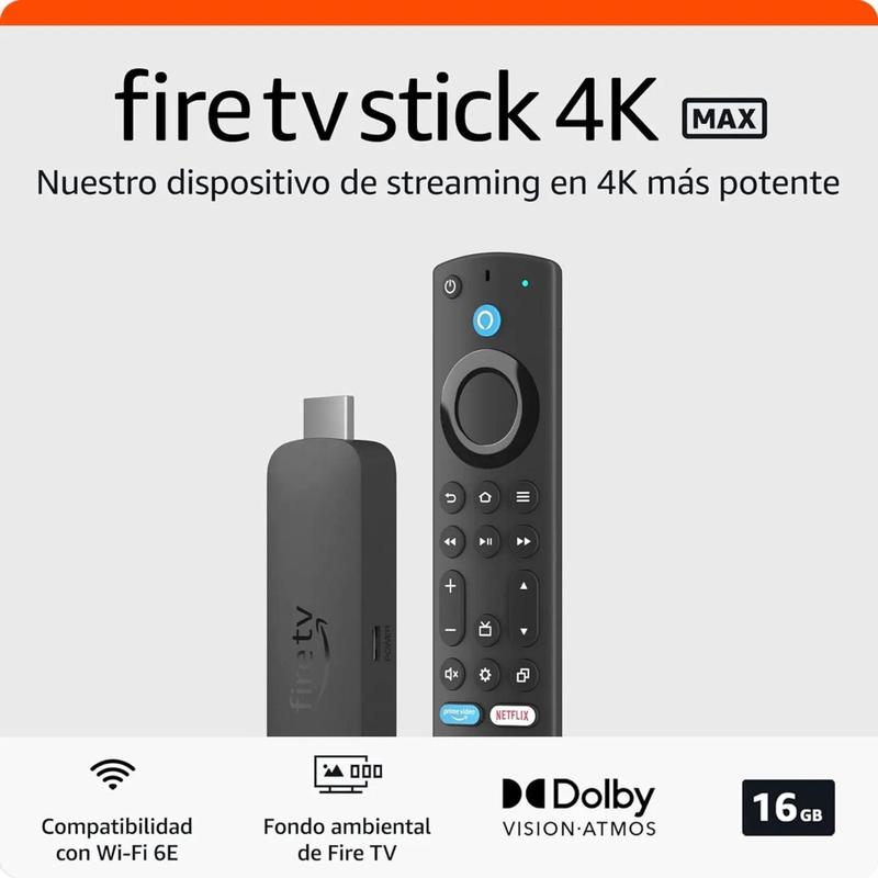 Fire TV Stick 4K Max第2世代 16GB Wi-Fi 6E Amazon Fire Tv Stick 4k Max 2ª geração - 16gb de